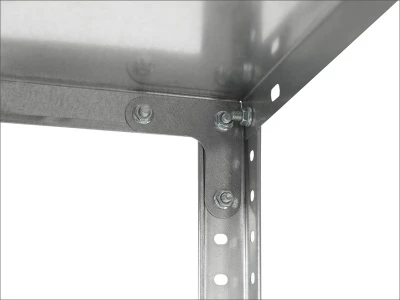 Стеллаж металлический Практик ES 150KD/75x30/4 оцинкованный Стеллаж металлический Практик ES 150KD/75x30/4 оцинкованный