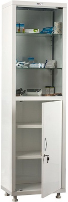 Шкаф медицинский металлический Hilfe МД 1 1650/SG